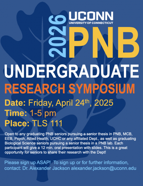 PNB undergraduate research sympsosium 